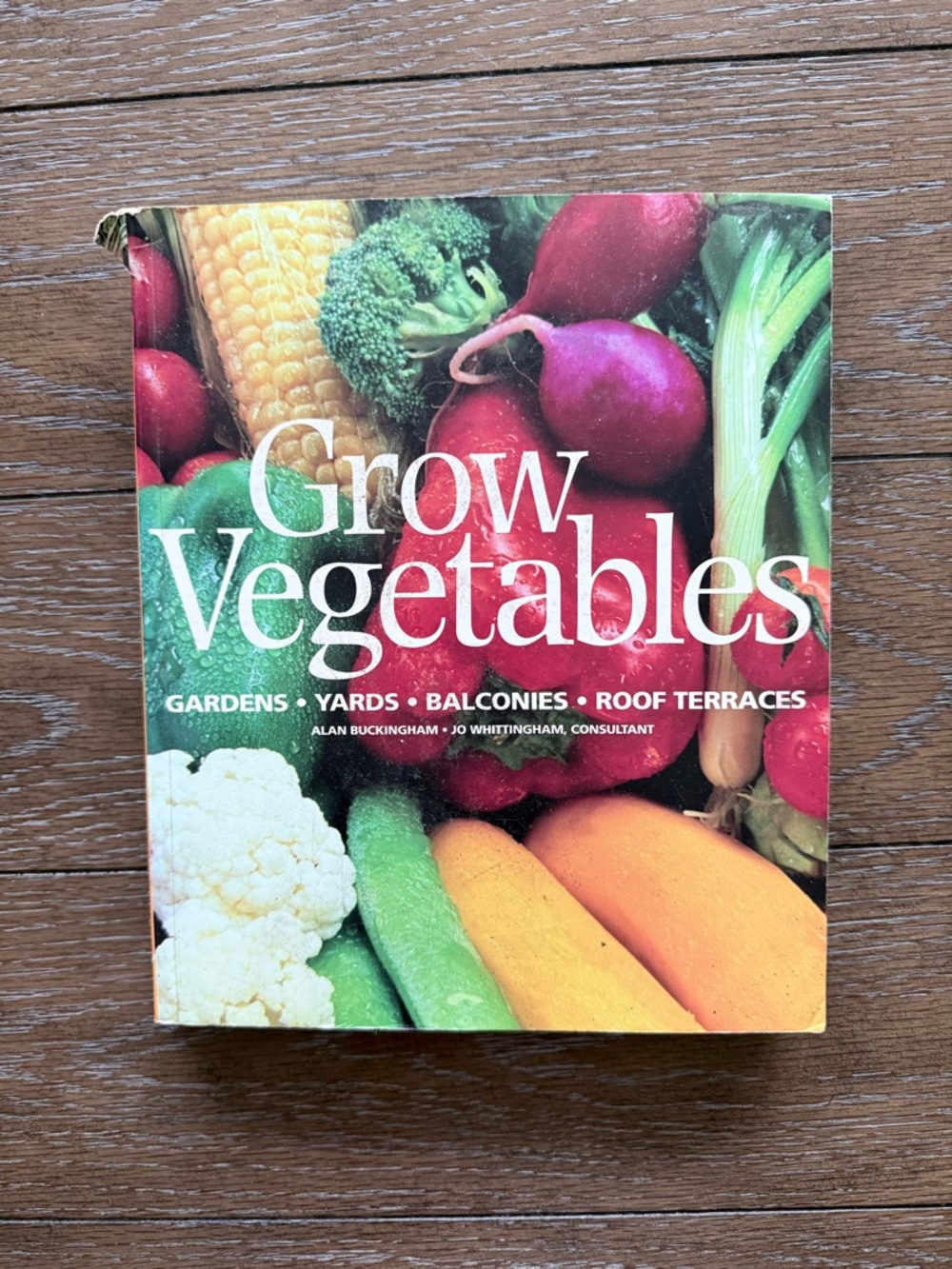 Grow Vegetables Book - Gardening Planting Book Colorful Produce Cover